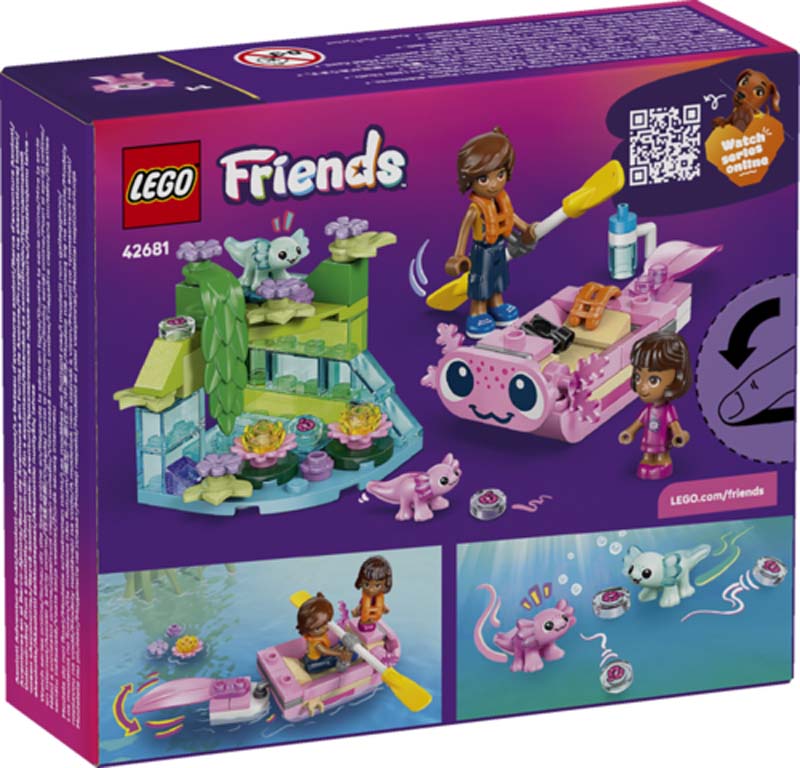 LEGO Friends Axolotl Adventure Boat 42681
