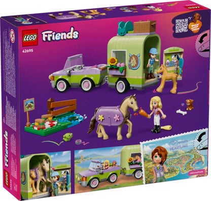 LEGO Friends Horse & Baby Foal Trailer 42695