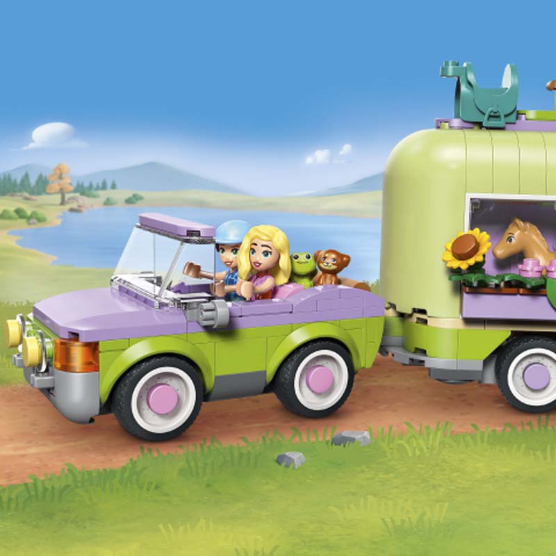 LEGO Friends Horse & Baby Foal Trailer 42695