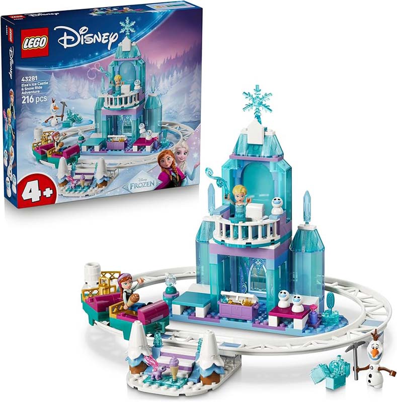 LEGO Disney Princess Elsa's Ice Castle & Snow Ride Adventure