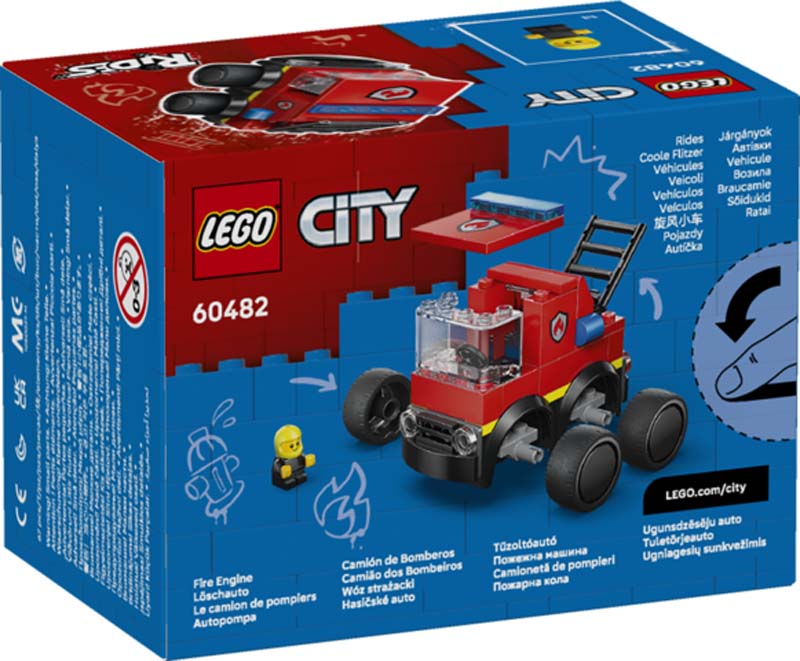LEGO City Rides Fire Truck 60482