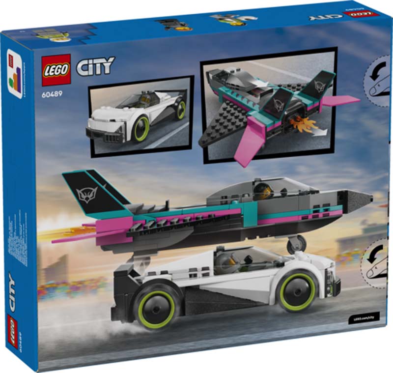 LEGO City Jet vs. Car 60489