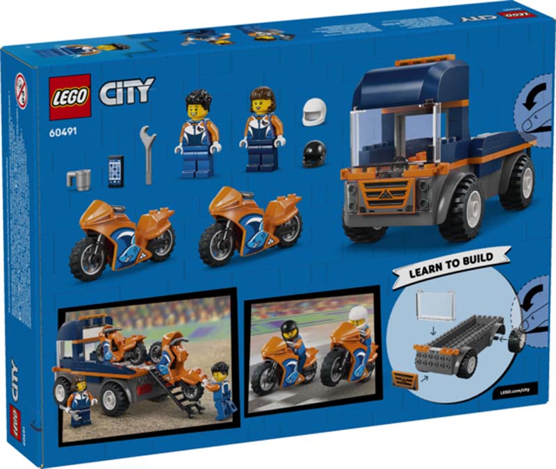 LEGO City Motorcycle Transporter 60491