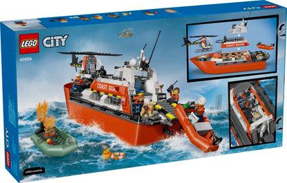 LEGO City Coast Guard Rescue Boat & Helicopter 60504