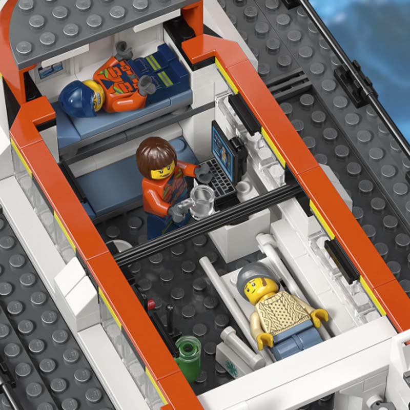 LEGO City Coast Guard Rescue Boat & Helicopter 60504