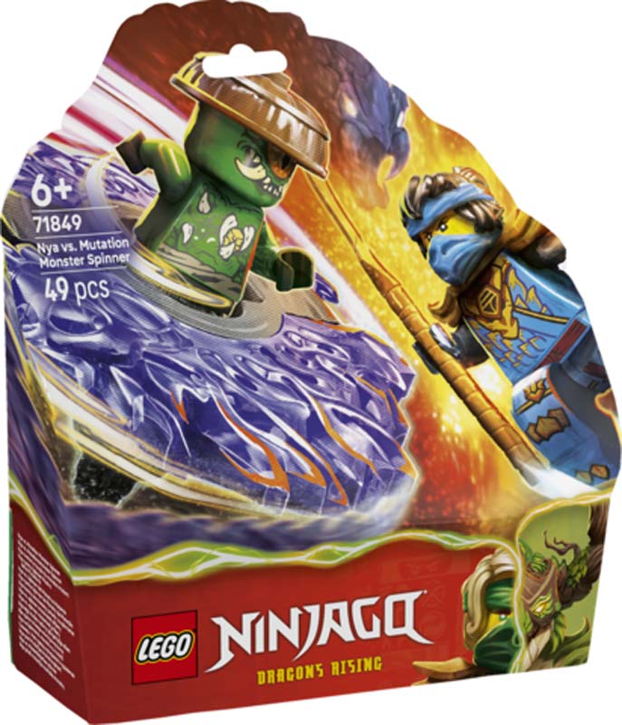LEGO Ninjago Nya vs. Mutation Monster Spinner 71849 – Toys