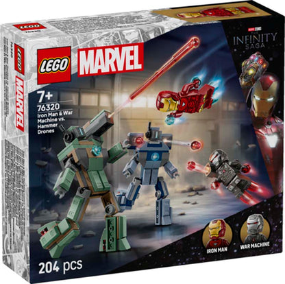 LEGO Super Heroes Marvel Iron Man & War Machine vs. Hammer Drones 76320
