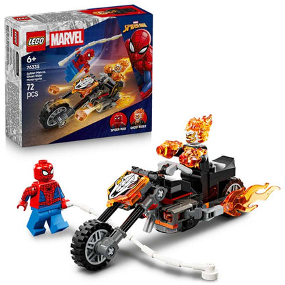 LEGO Super Heroes Marvel Spider-Man vs. Ghost Rider Motorcycle 76335
