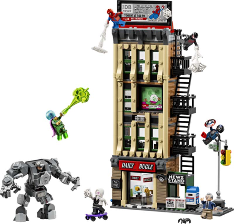 LEGO Super Heroes Marvel Spider-Man vs. Mysterio: The Daily Bugle 76342