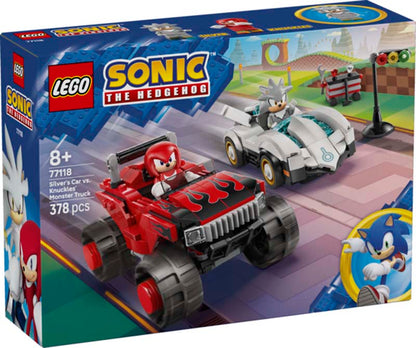 LEGO Sonic Silver's Car vs. Knuckles' Monster Truck 77118