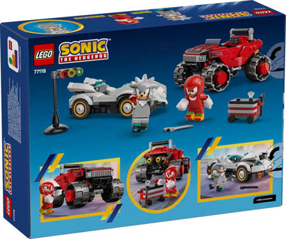 LEGO Sonic Silver's Car vs. Knuckles' Monster Truck 77118