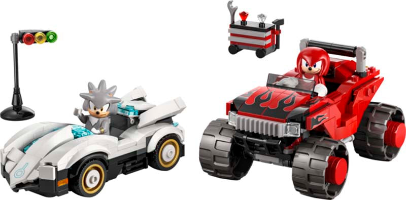 LEGO Sonic Silver's Car vs. Knuckles' Monster Truck 77118