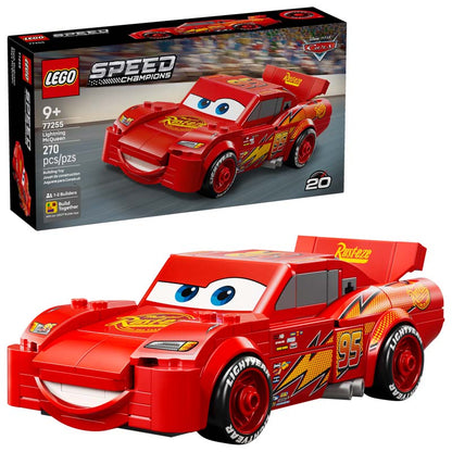 LEGO Speed Champions Lightning McQueen 77255 & Display Case Bundle