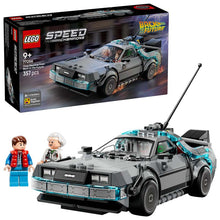 LEGO Speed Champions Time Machine from Back to the Future & Display Case Bundle