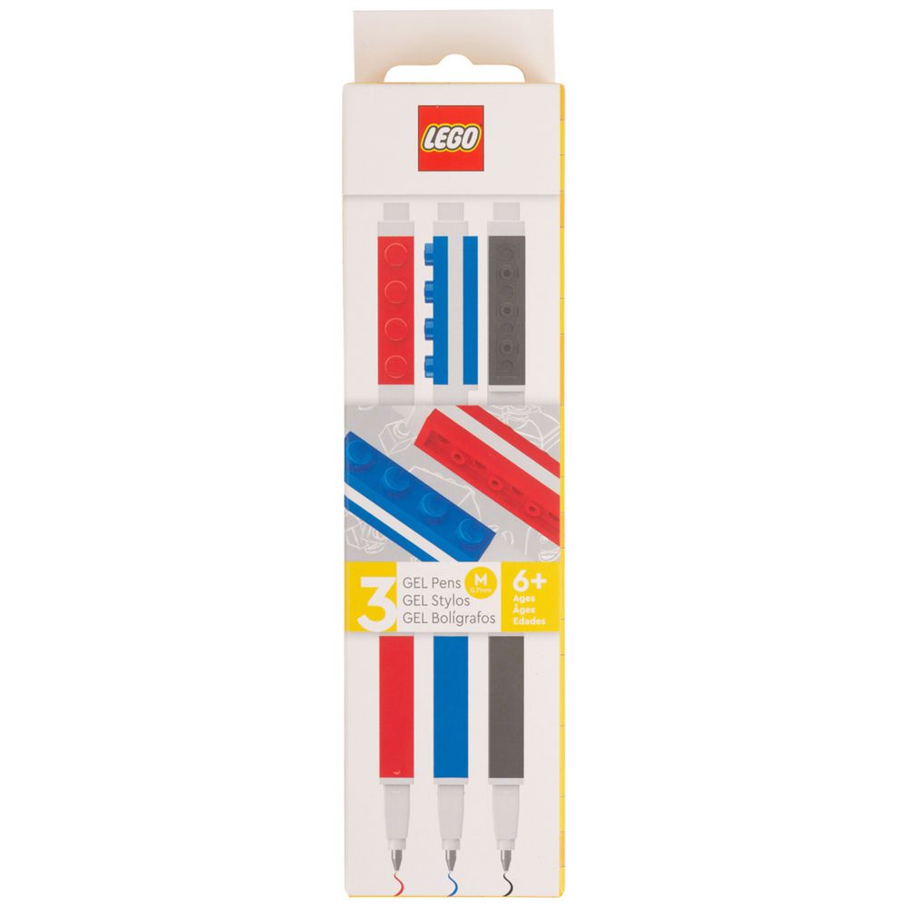 LEGO 3Pk Gel Pens