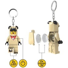 LEGO Pug Keychain Light