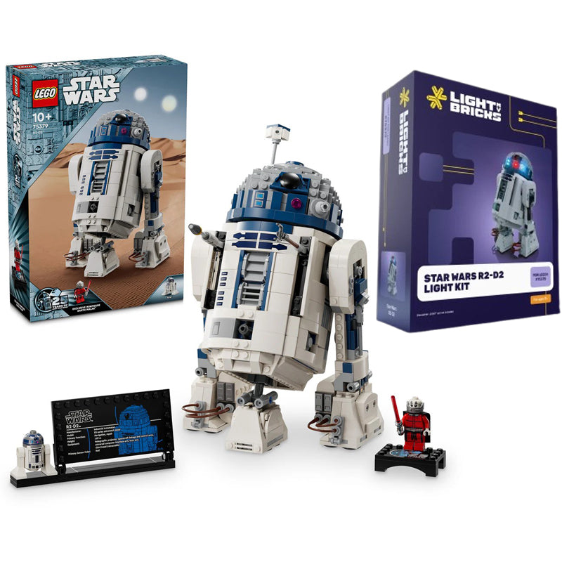 LEGO Star Wars R2-D2 75379 + LMB 2.0 Light Kit