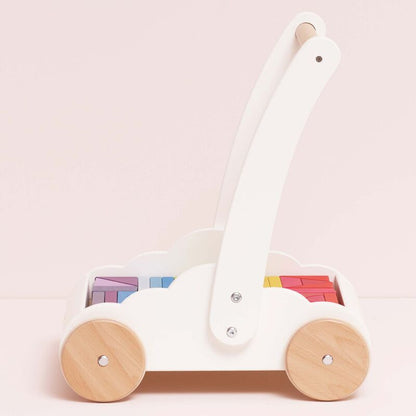 Le Toy Van Rainbow Baby Walker & Puzzle - 45 Blocks