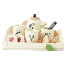 Le Toy Van Wooden Tea Set & Tray - 12 Pieces