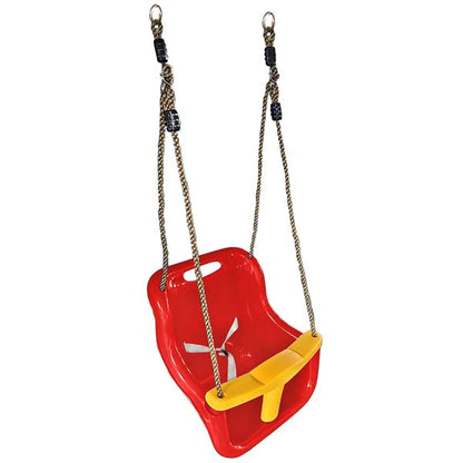 Lifespan Kids Baby Seat Red & Yellow Short Rope 54cm