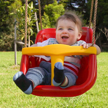 Lifespan Kids Baby Seat Red & Yellow Short Rope 54cm