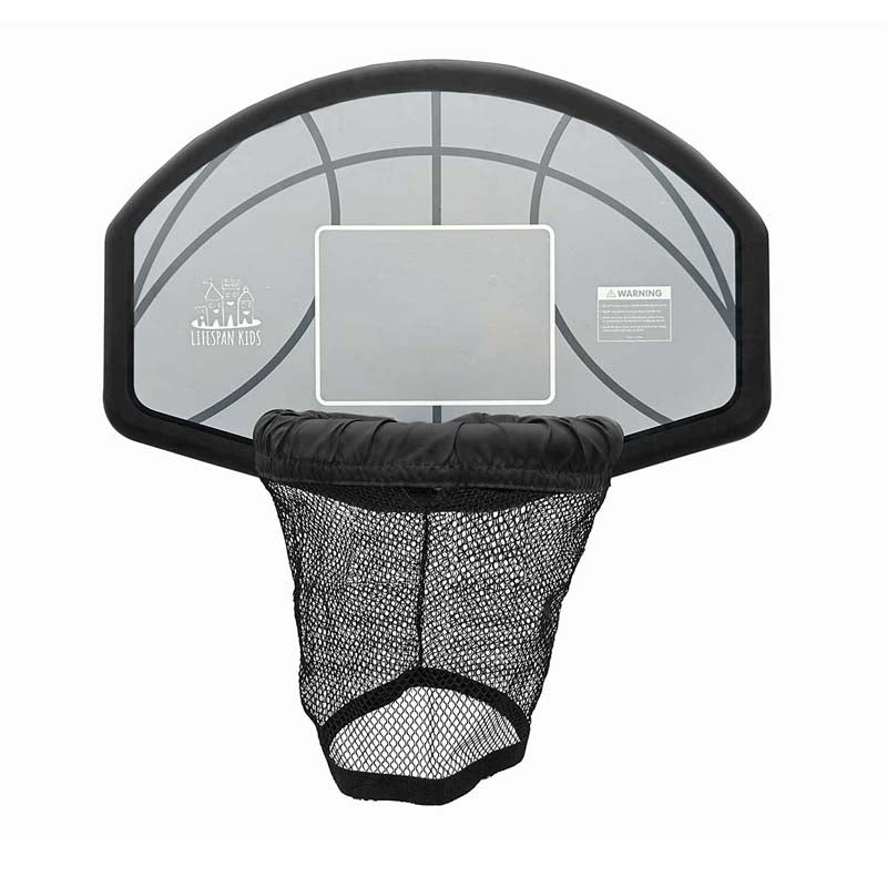 Lifespan Kids Swish Basketball Ring with BR10 Bracket BounceZone Round Trampoline