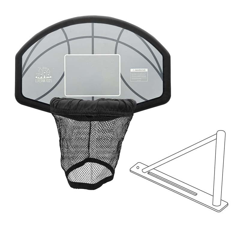 Lifespan Kids Swish Basketball Ring with BR2 Bracket Timber Swings