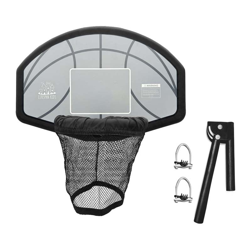 Lifespan Kids Swish Basketball Ring with BR5 Bracket HJ Series Round Trampoline
