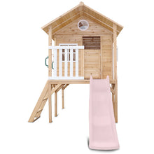 Lifespan Kids Archie Cubby House (Elevated) with 1.8m Slide (Pastel Pink)