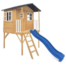 Lifespan Kids Burleigh Cubby House with 2.2m Slide Blue
