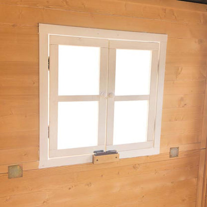 Lifespan Kids Burleigh Cubby House with 2.2m Slide Pastel Blue