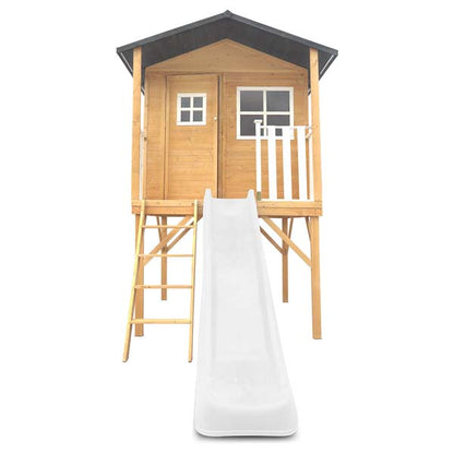 Lifespan Kids Burleigh Cubby House with 2.2m Slide White