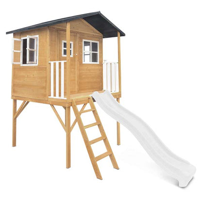 Lifespan Kids Burleigh Cubby House with 2.2m Slide White