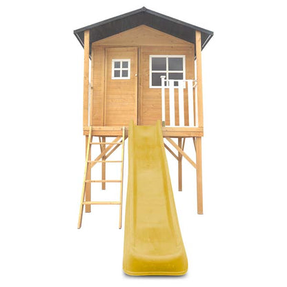 Lifespan Kids Burleigh Cubby House with 2.2m Slide Yellow