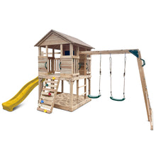 Lifespan Kids Kingston Cubby House with 2.2m Yellow Slide