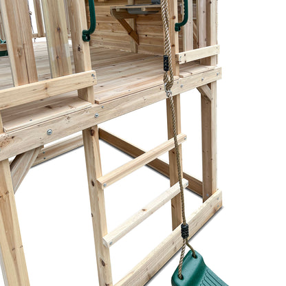 Lifespan Kids Kingston Cubby House with 2.2m Yellow Slide