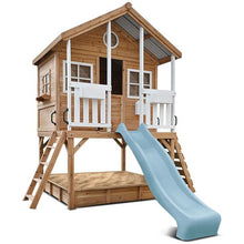 Lifespan Kids Winchester Cubby House Elevated 1.2m with 2.2m Slide Pastel Blue