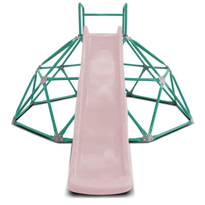 Lifespan Kids Summit 2.0m Dome Climber & 1.8m Slide (Pastel Pink)