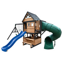 Lifespan Kids Claremont Swing Set & Play Centre with 2.2m Slide Blue