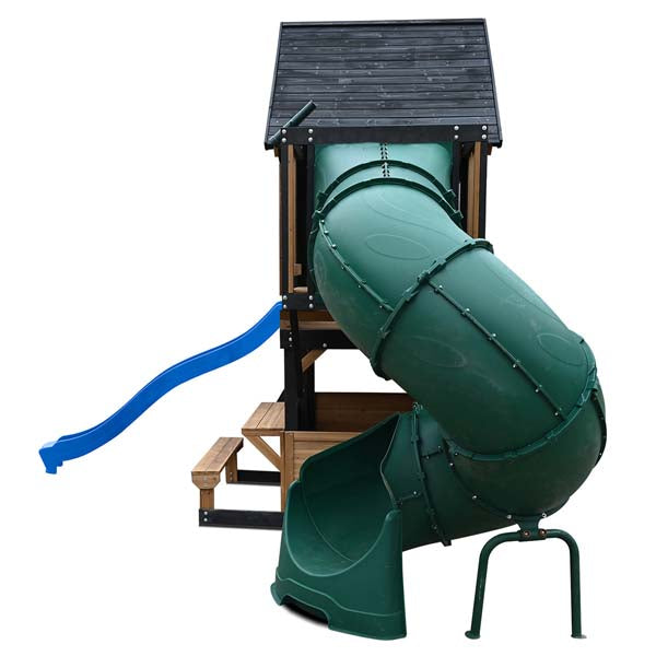 Lifespan Kids Claremont Swing Set & Play Centre with 2.2m Slide Blue