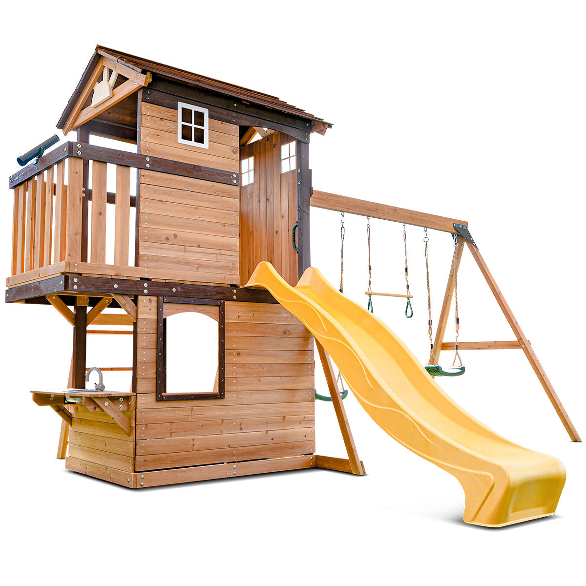 Lifespan Kids Darlington Play Centre Set with 2.2m Yellow Slide