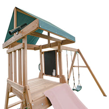 Lifespan Kids Greenvale Swing Set & Play Centre with 1.8m Slide (Pastel Pink)