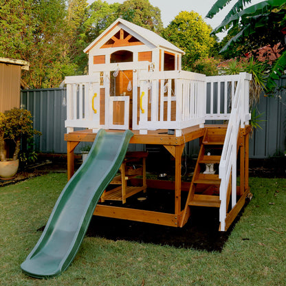 Lifespan Kids Silverton Cubby House Play Centre With 1.8m Slide