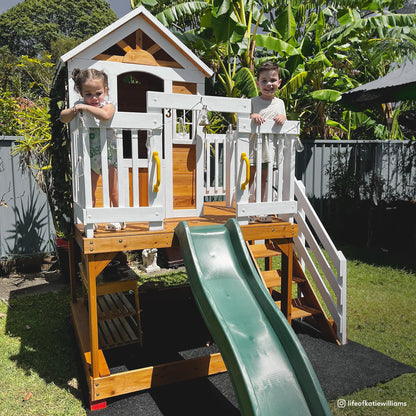 Lifespan Kids Silverton Cubby House Play Centre With 1.8m Slide