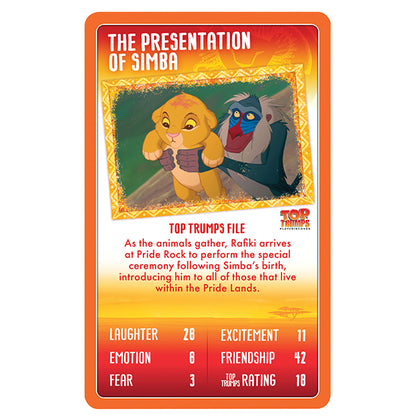 Top Trumps Lion King Specials Card Game