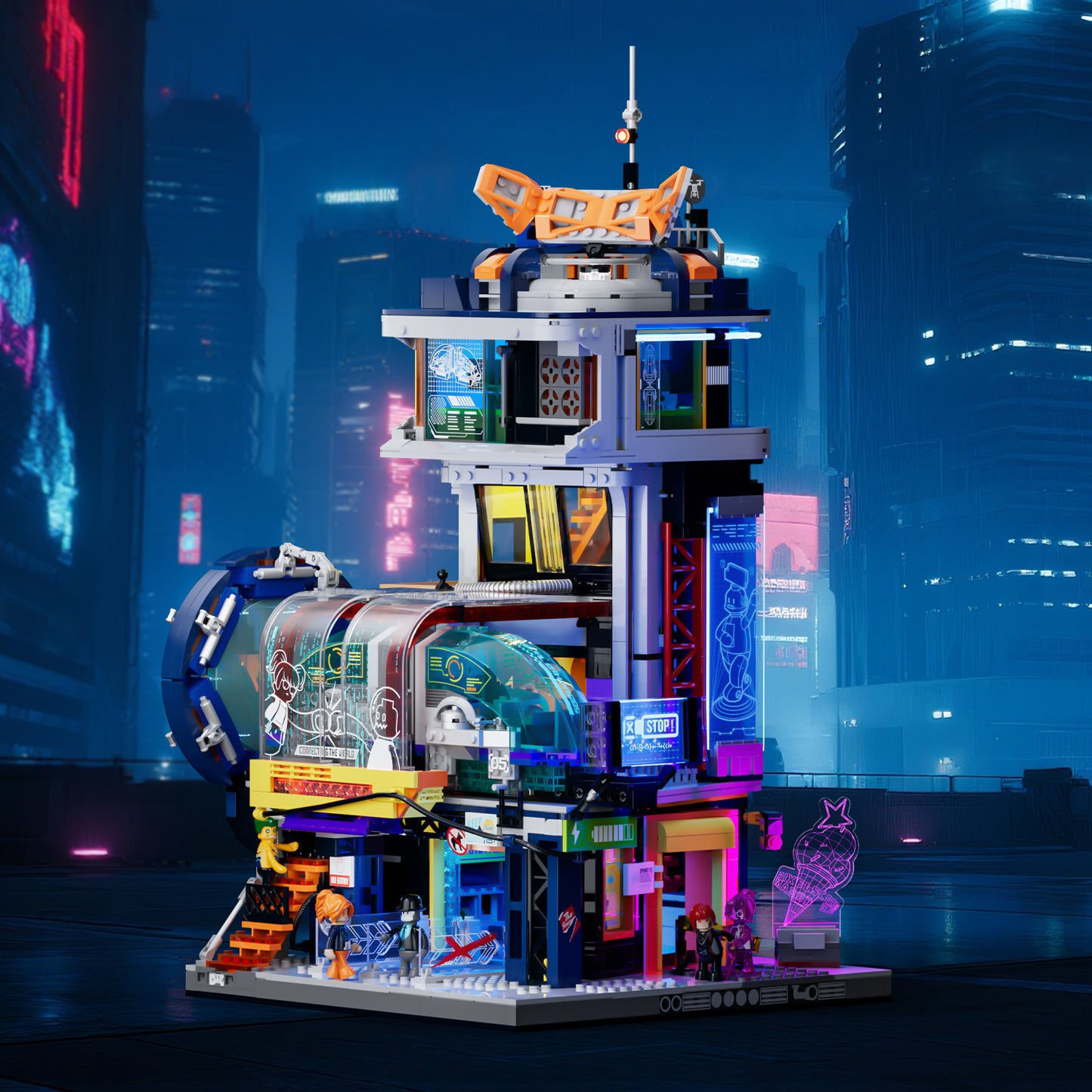 PRE-ORDER | Lumibricks Floating Train Station