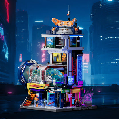 Lumibricks Floating Train Station
