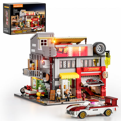 PRE-ORDER | Lumibricks Street MOD Garage