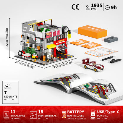 PRE-ORDER | Lumibricks Street MOD Garage
