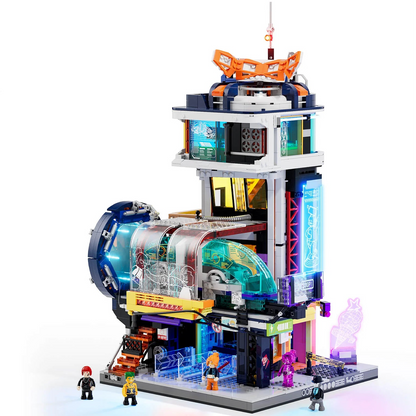 Lumibricks Floating Train Station